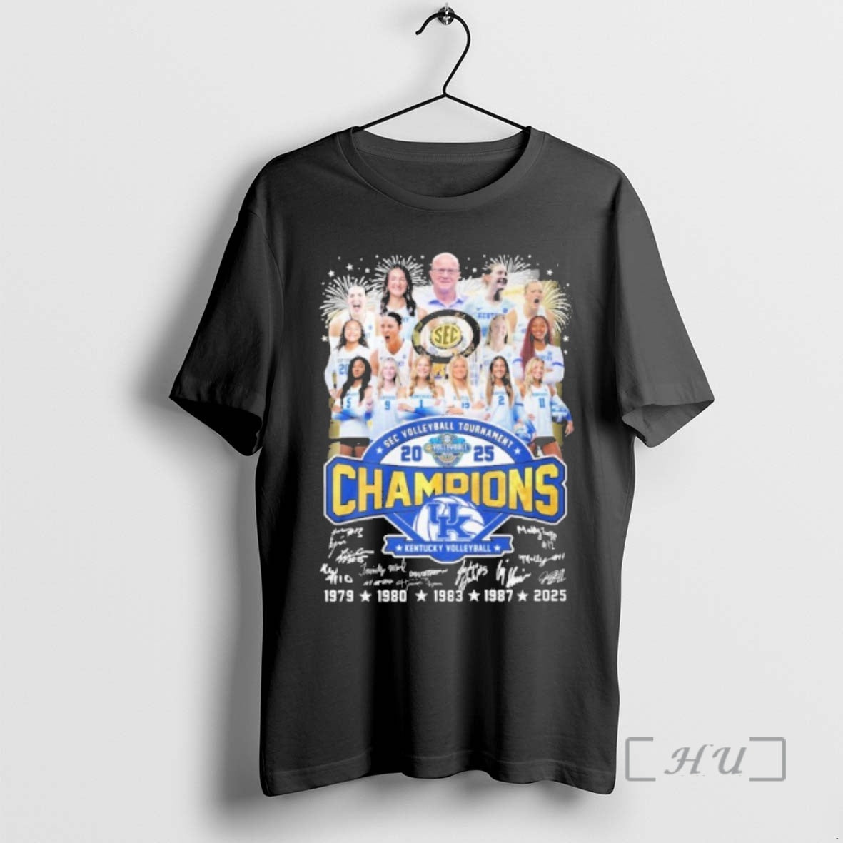 Officials Kentucky Wildcats Teams 2025 Sec Volleyball Tournament Champions Signatures