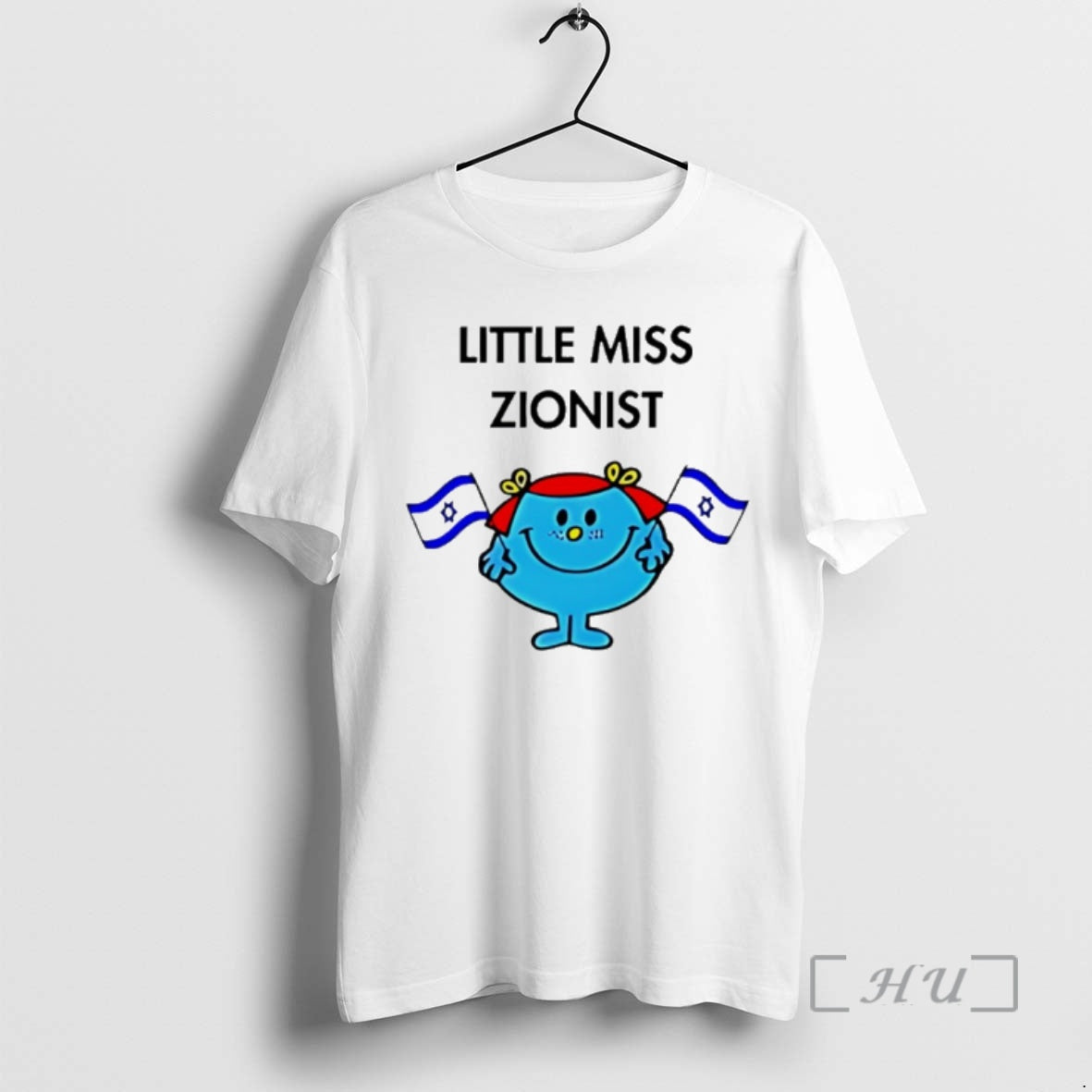 Officials Little Miss Zionist Jew Flag