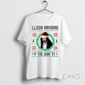 Officials Llega Navidad Y Yo Sin Ti Ugly Christmas Music Lover Premium T Shirts Sweater