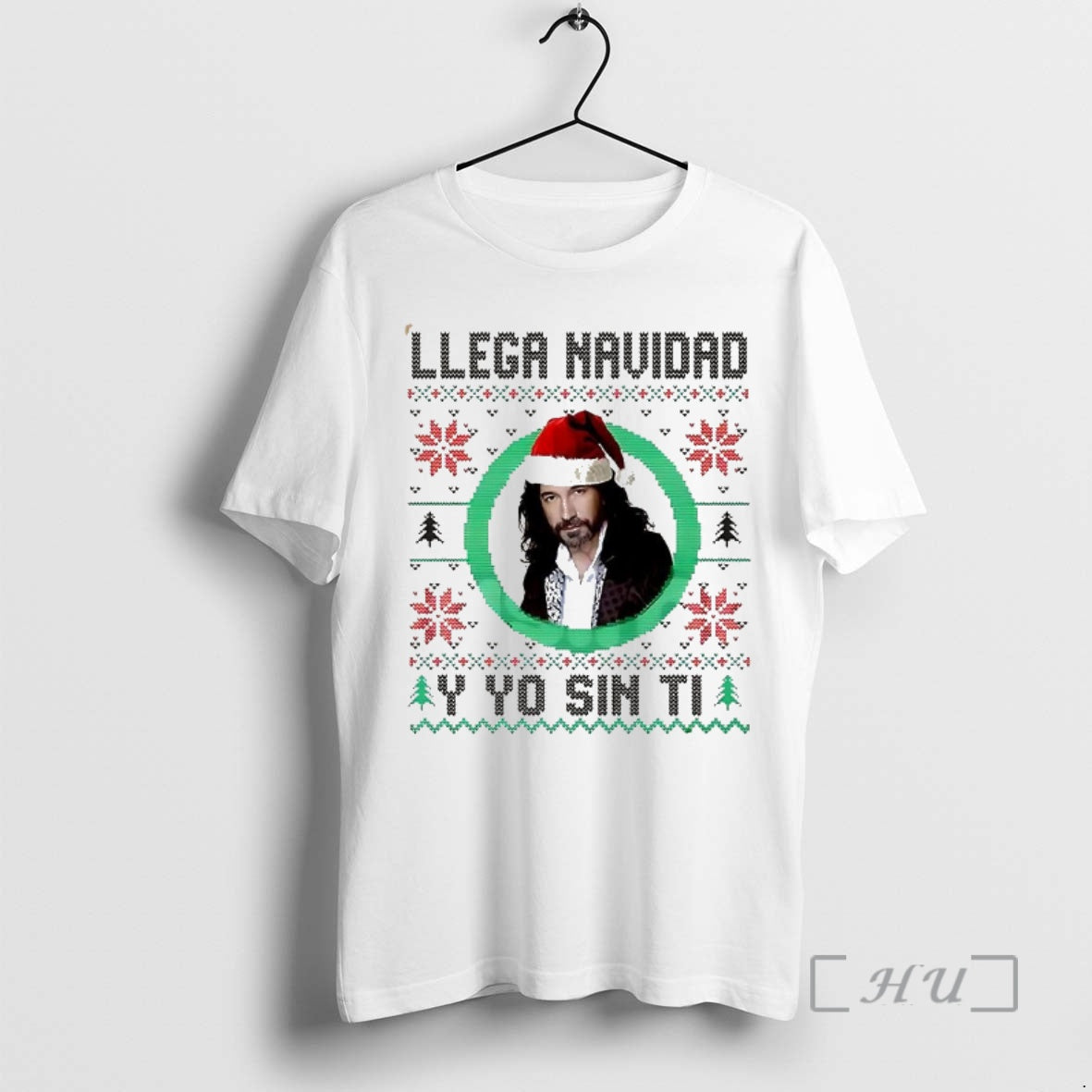 Officials Llega Navidad Y Yo Sin Ti Ugly Christmas Music Lover Premium T Shirts Sweater