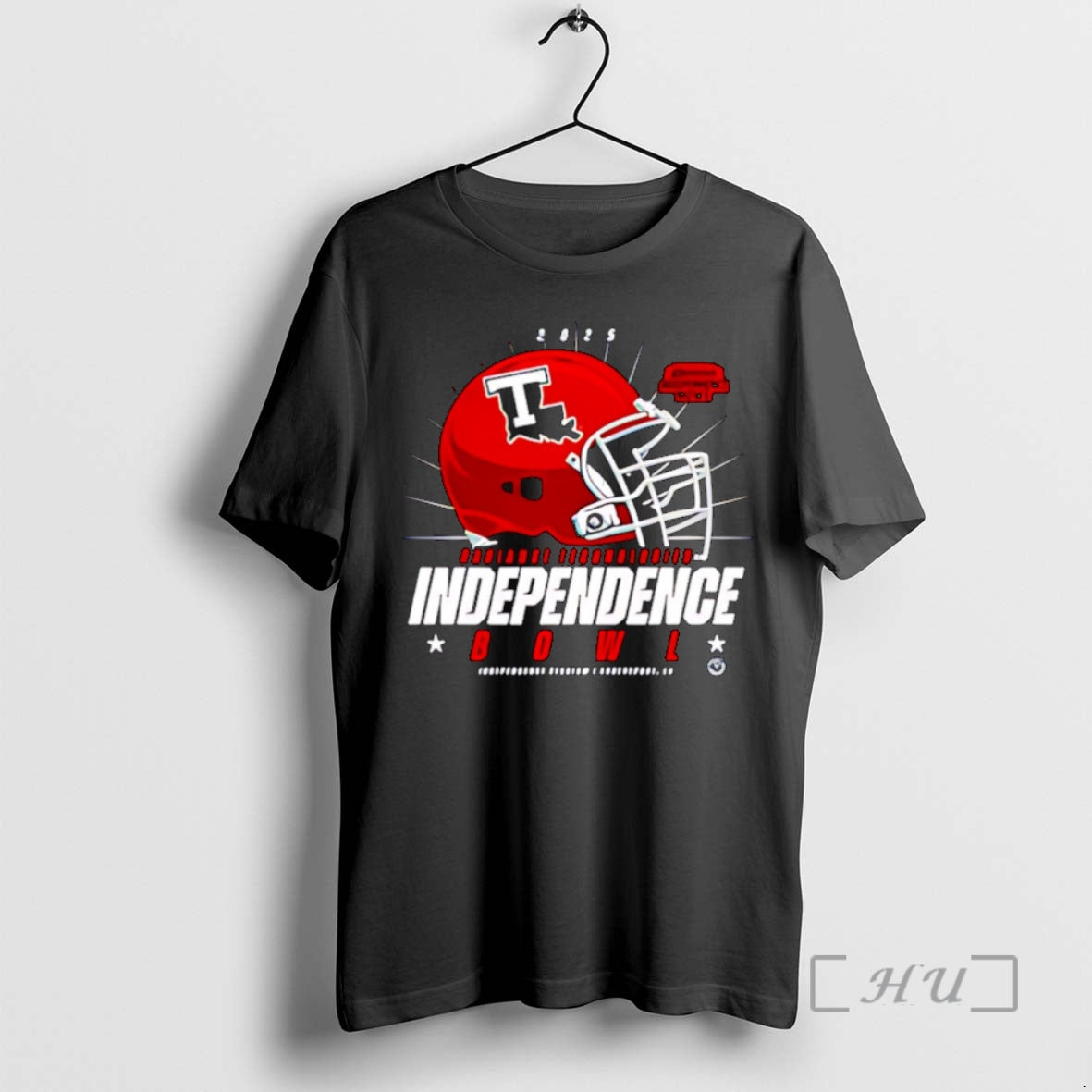 Officials Louisiana Tech Bulldogs 2025 Radiance Technologies Independence Bowl Helmet Christmas Premium T Shirts Sweater