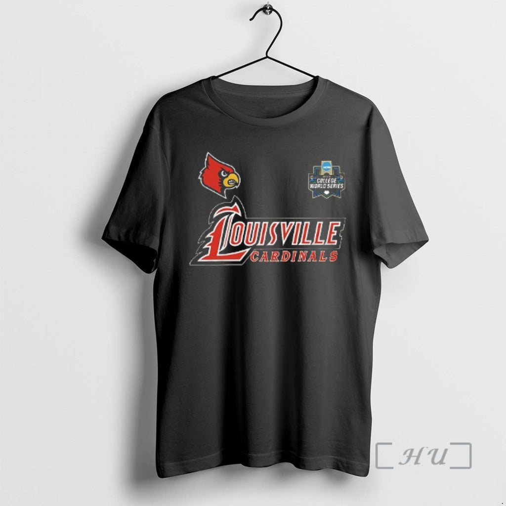 Officials Louisville Cardinals The Ville Fly High Swing Hard Go Cards Mascot Double Sided Graphic