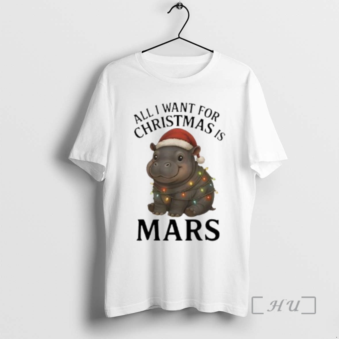 Officials Mars The Hippo Christmas Baby Hippo Mars Viral Pygmy Hippo Premium T Shirts Sweater