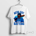 Officials Mera Bat Meri Batting Hindi Phrase In India For Cricket Premium T Shirts Sweater