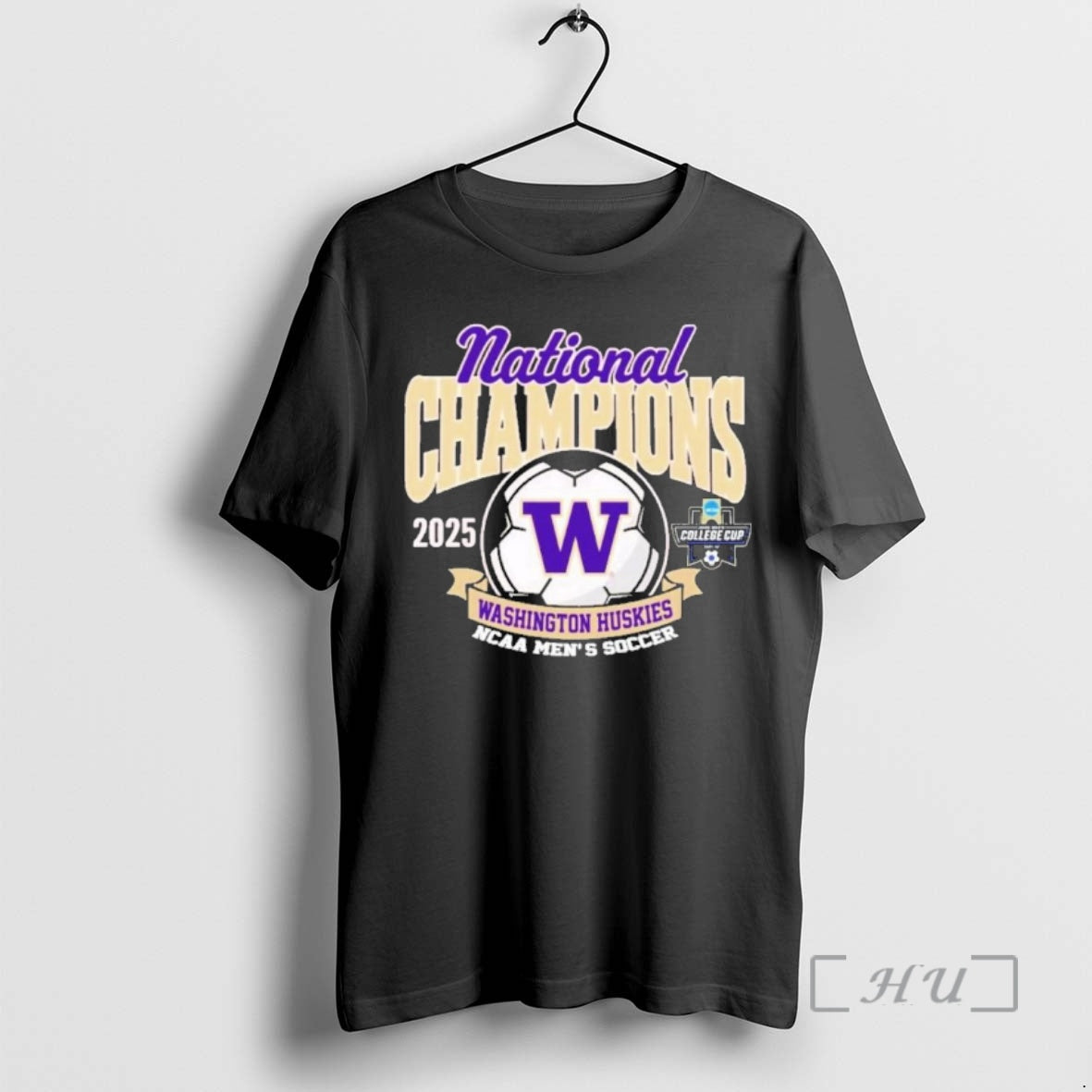 Officials National Champions 2025 Mens College Cup Washington Huskies Soccer