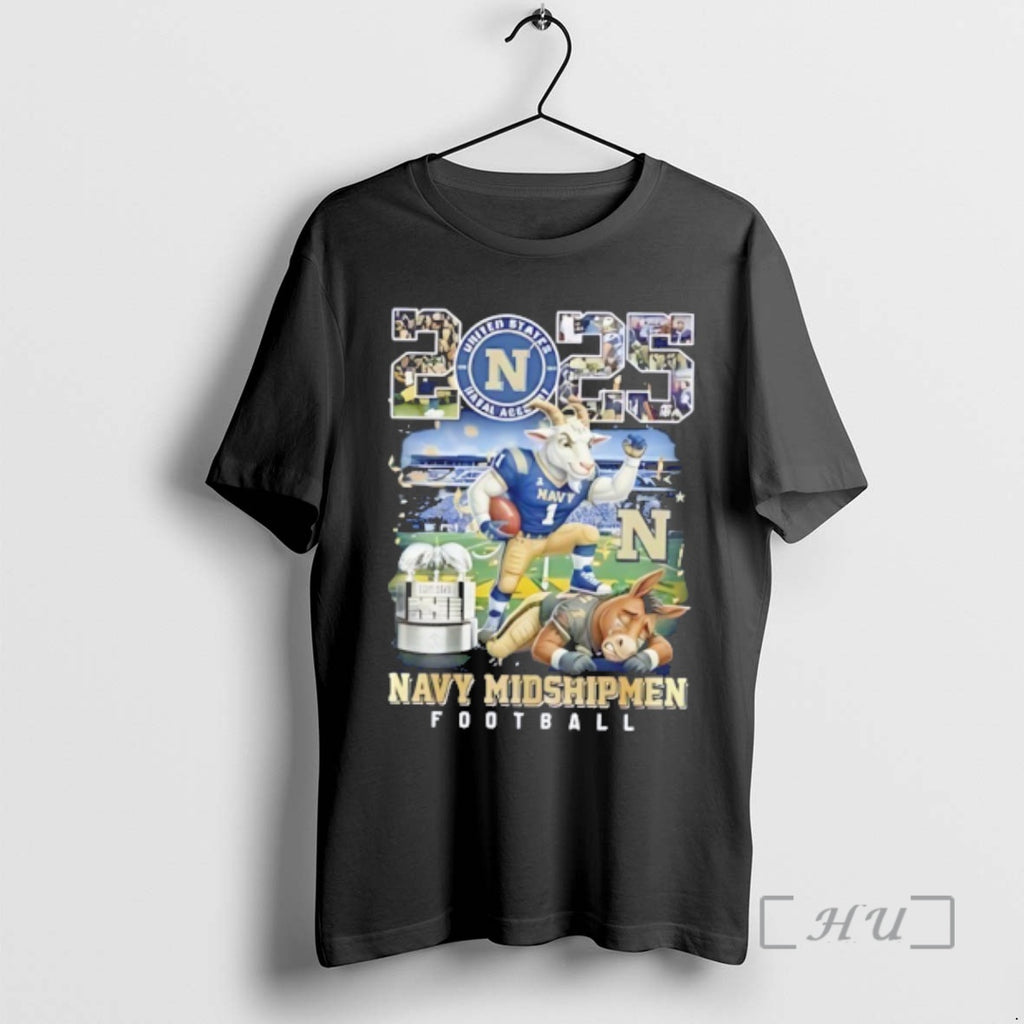 Officials Navy Midshipmen 2025 Commander In Chiefs Trophy Champions Mascot