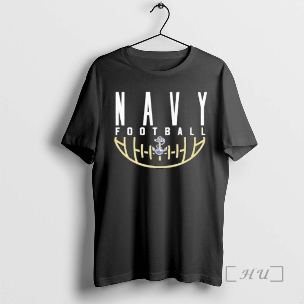 Officials Navy Midshipmen Football Us Naval Academy Logo Circle Black