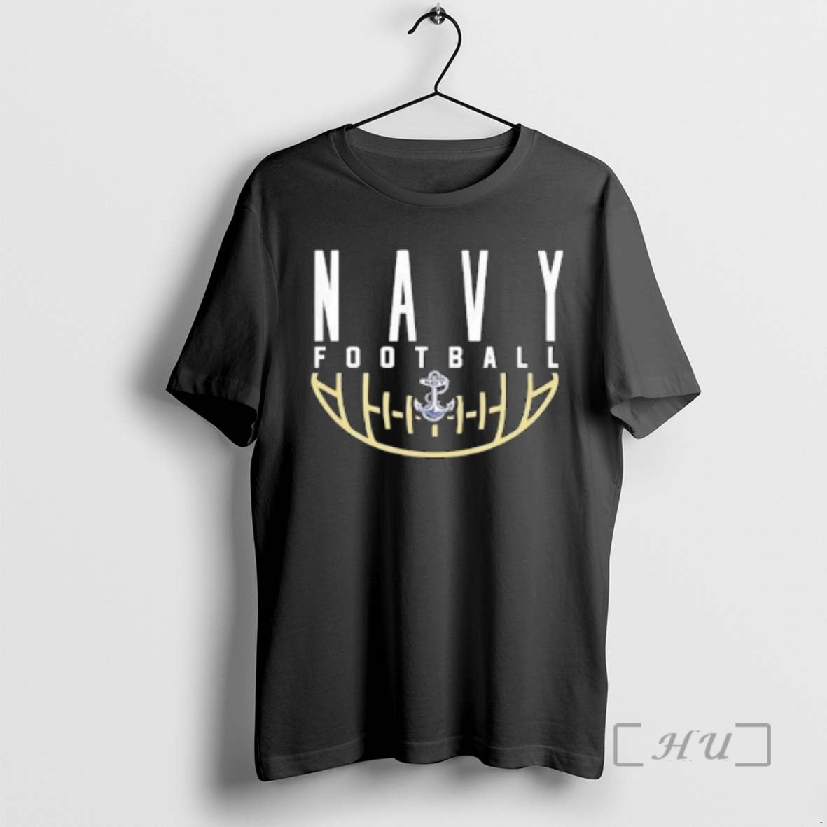 Officials Navy Midshipmen Football Us Naval Academy Logo Circle Black
