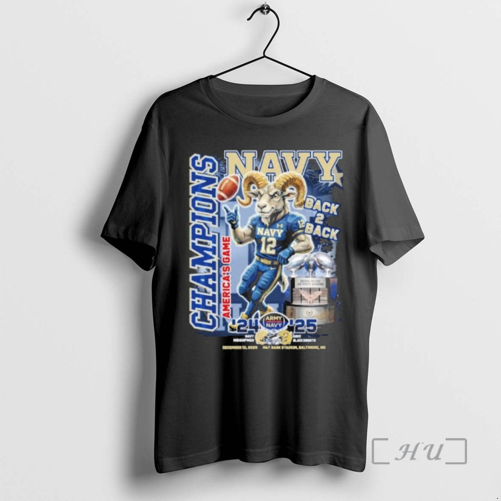 Officials Navy Midshipmen Mascot Back 2 Back Americas Game Champions
