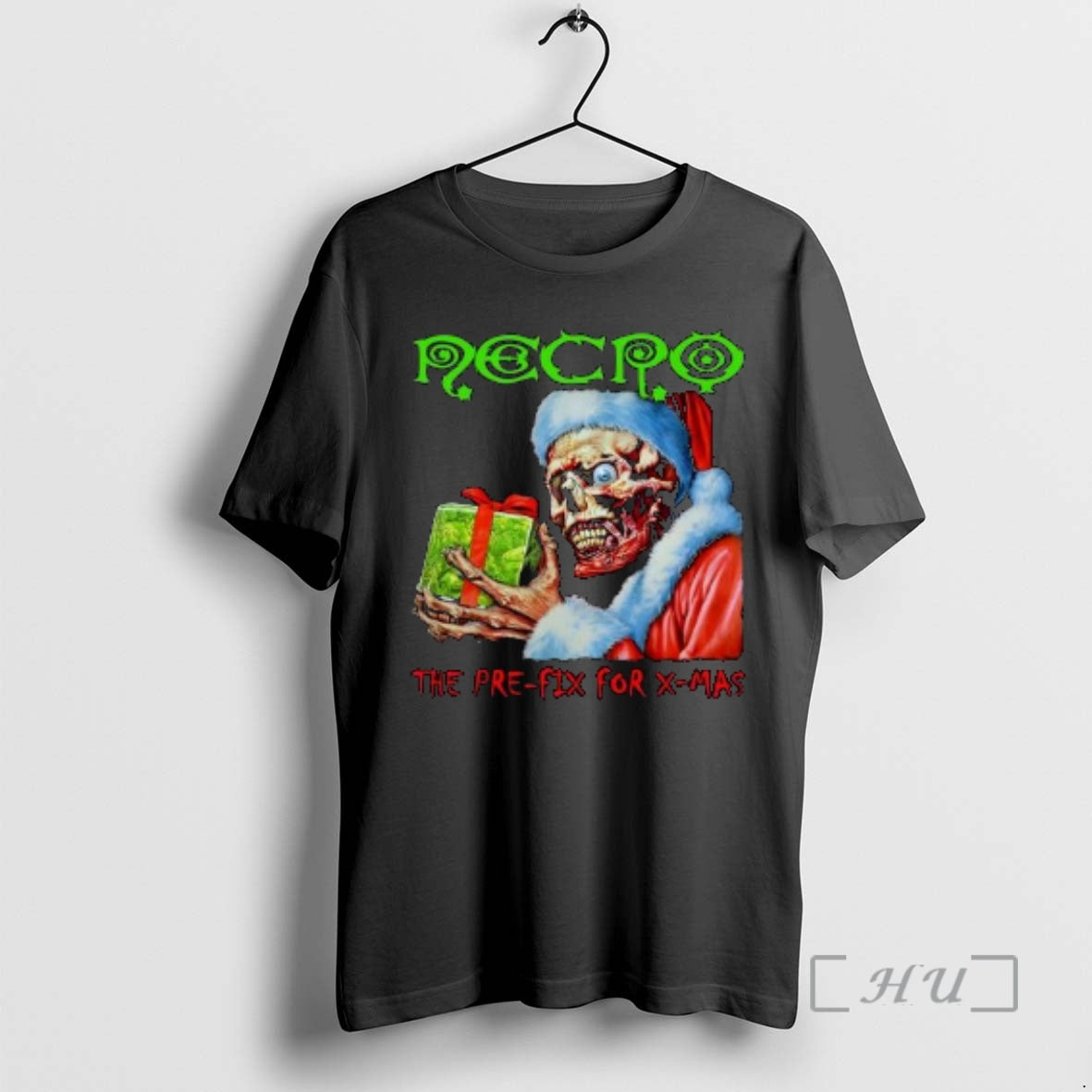 Officials Necro Super The Pre Fix For X Mas Circle Black Premium T Shirts Sweater