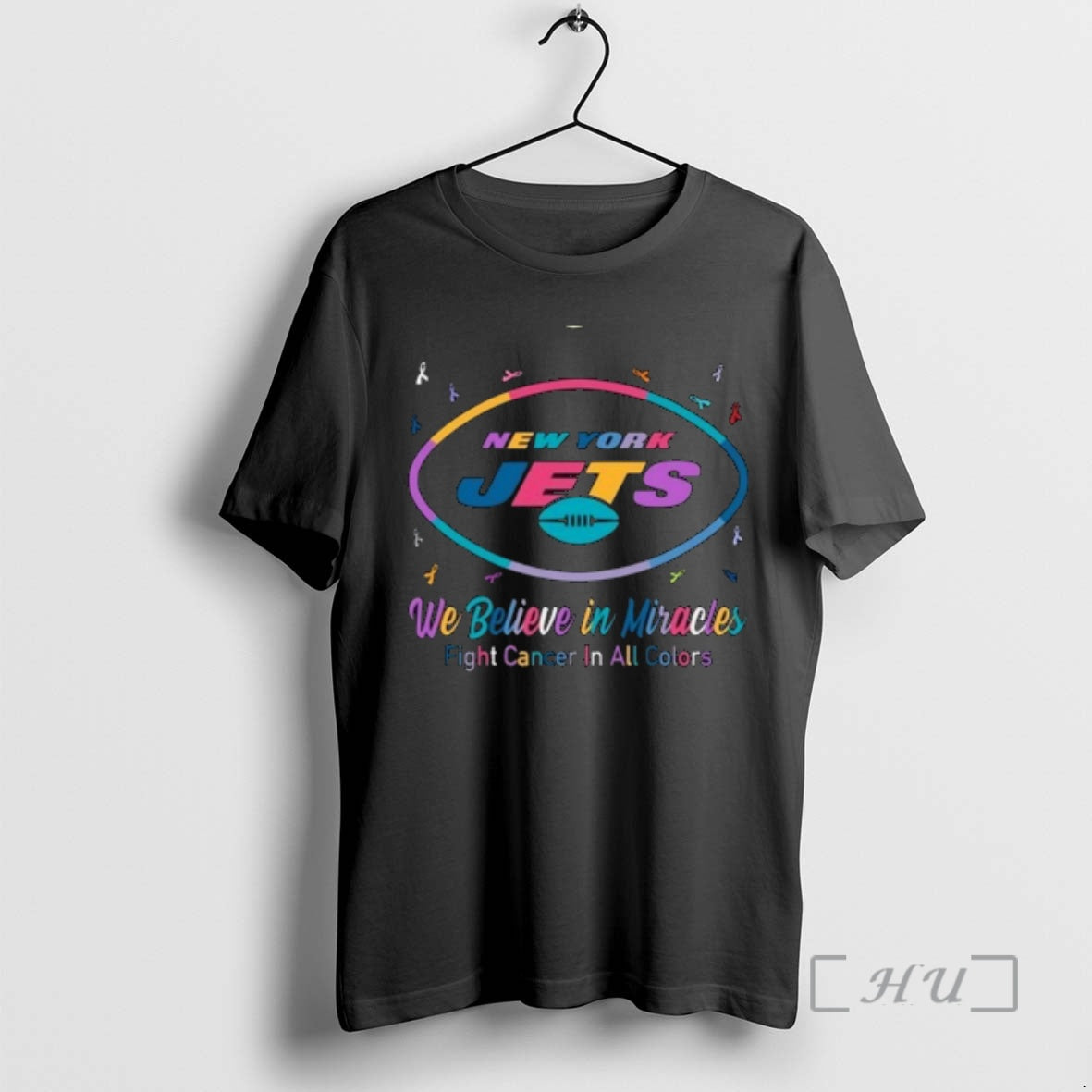 Officials New York Jets We Believe In Miracles Fight Cancer In All Colors Premium