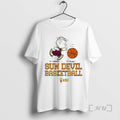 Officials Peanuts X Arizona State Basketball Cute Cartoon