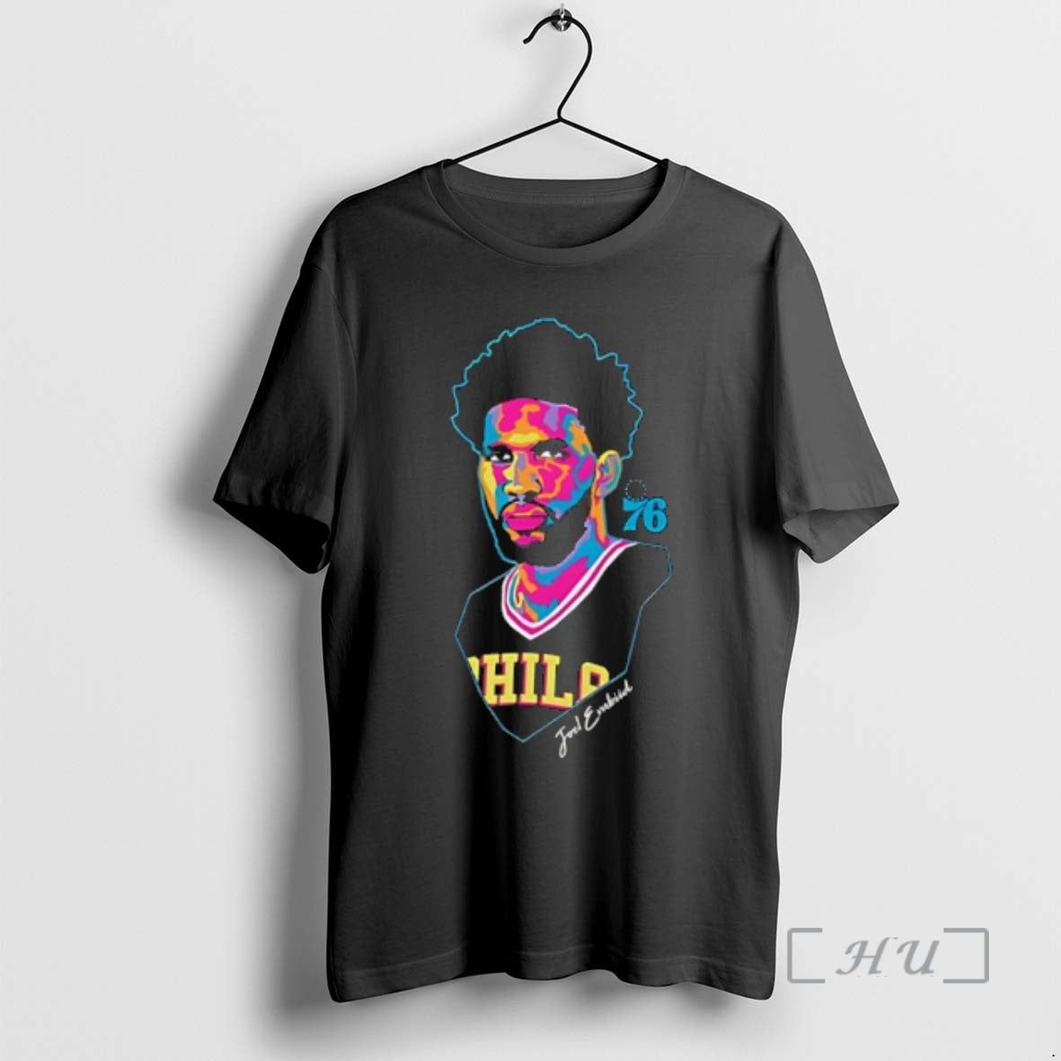 Officials Philadelphia 76ers Joel Embiid Artist Design