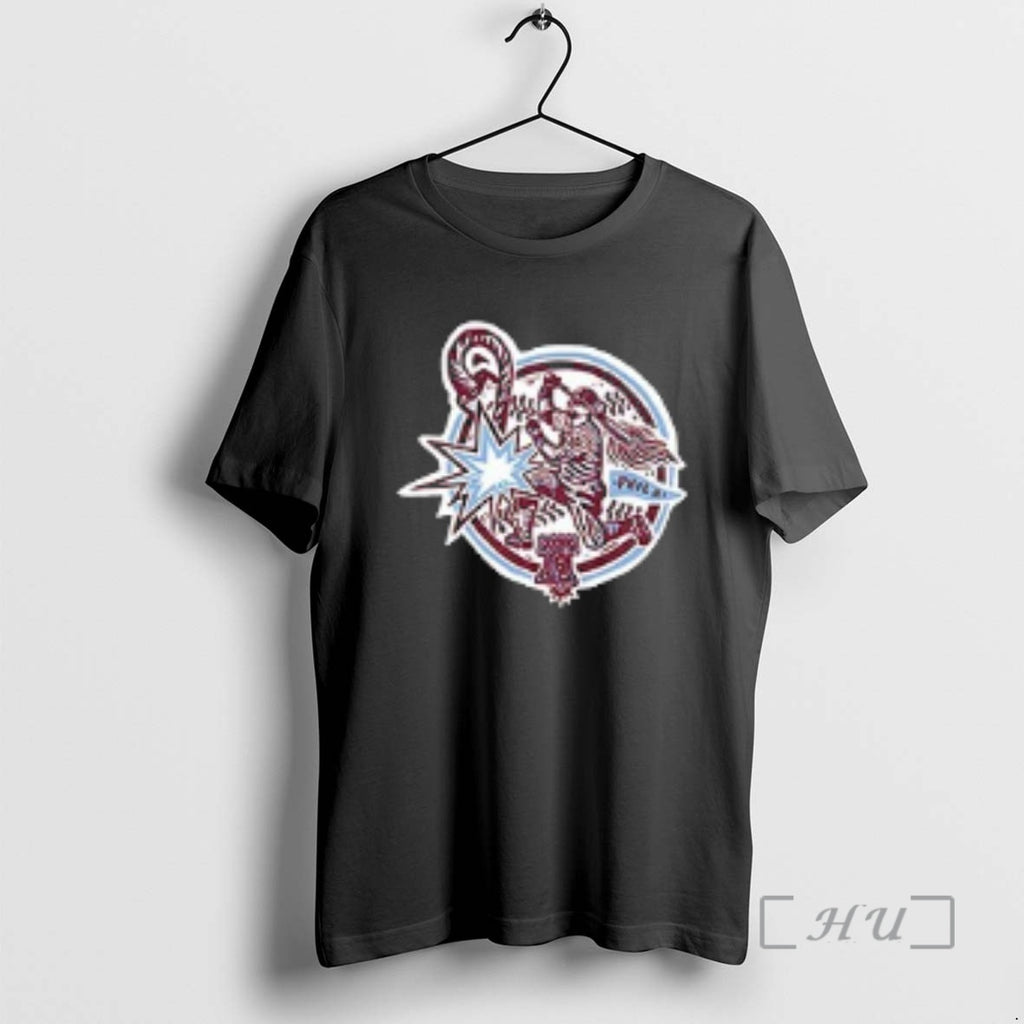 Officials Philadelphia Phillies Kyle Schwarber Bombs Away 12 Doodle Art Double Sided Graphic Premium