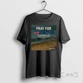 Officials Pray For Australia 14 December 2025 Bondi Beach Attack Circle Black Premium T Shirts