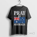Officials Pray For Australia Flag