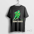 Officials Quinn Hughes Minnesota Wild Circle Black