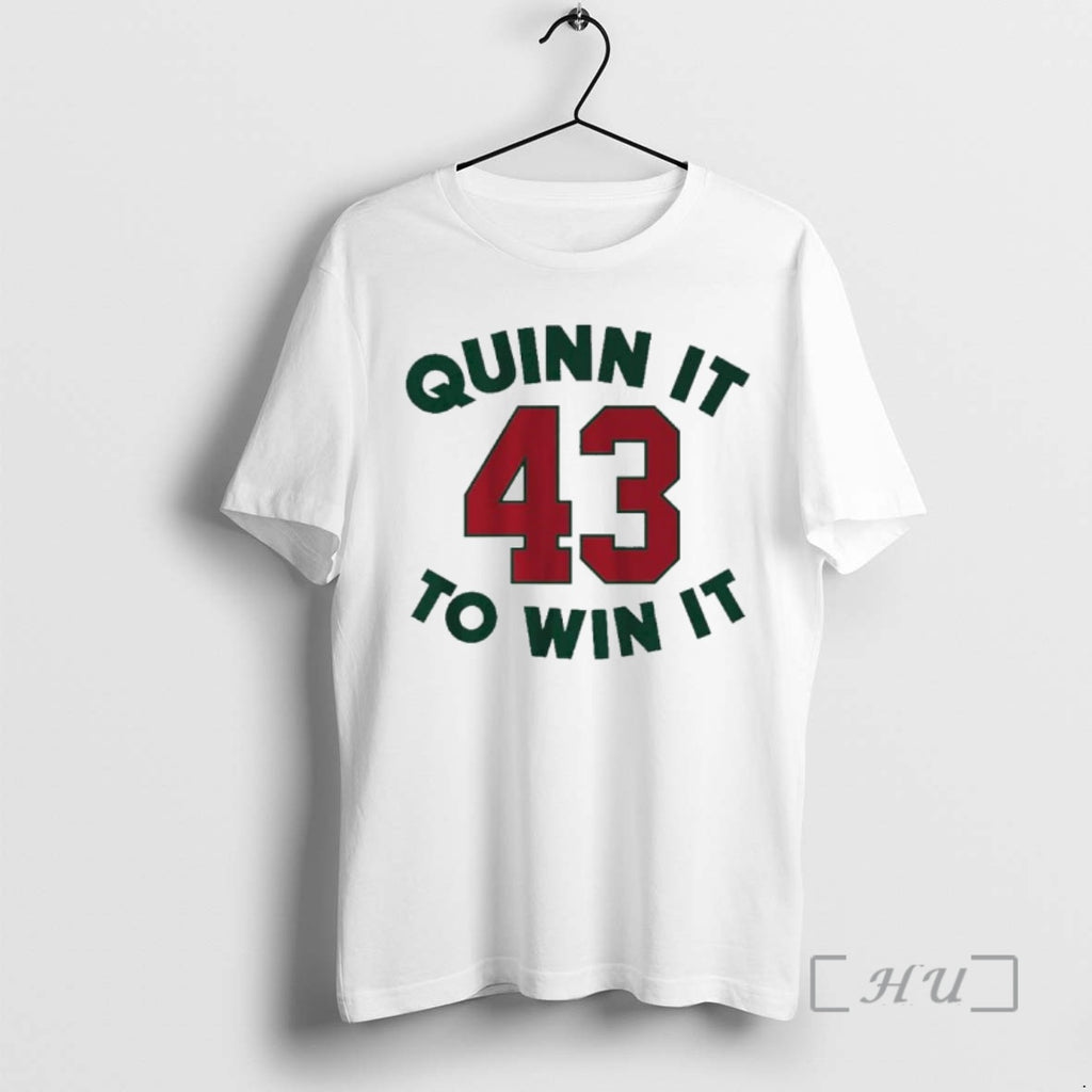 Officials Quinn Hughes Minnesota Wild Nhl Quinn It To Win It Ornaments Premium T Shirts