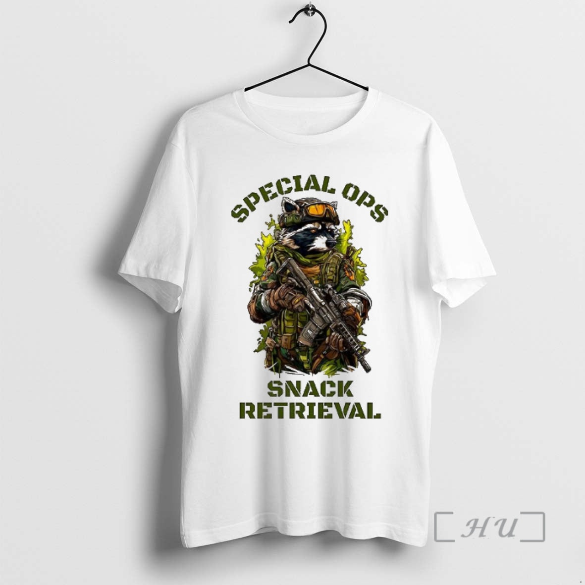 Officials Raccoon In Combat Gear Special Ops Snack Retieval