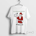 Officials Santa Cigar Ho Oho Holy Shit Im High As Fuck Premium T Shirts Sweater
