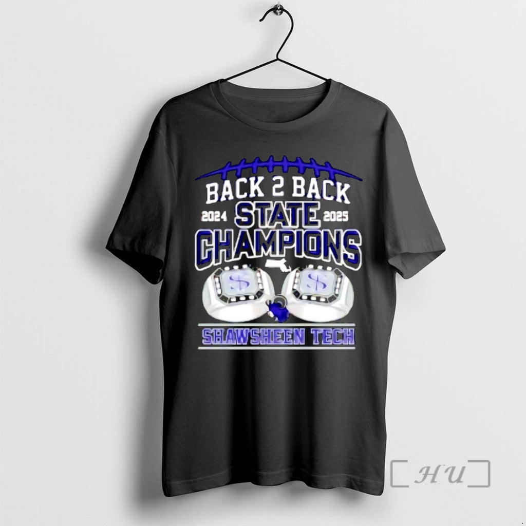 Officials Shawsheen Tech Back 2 Back 2024 2025 State Champions Christmas Premium T Shirts Sweater