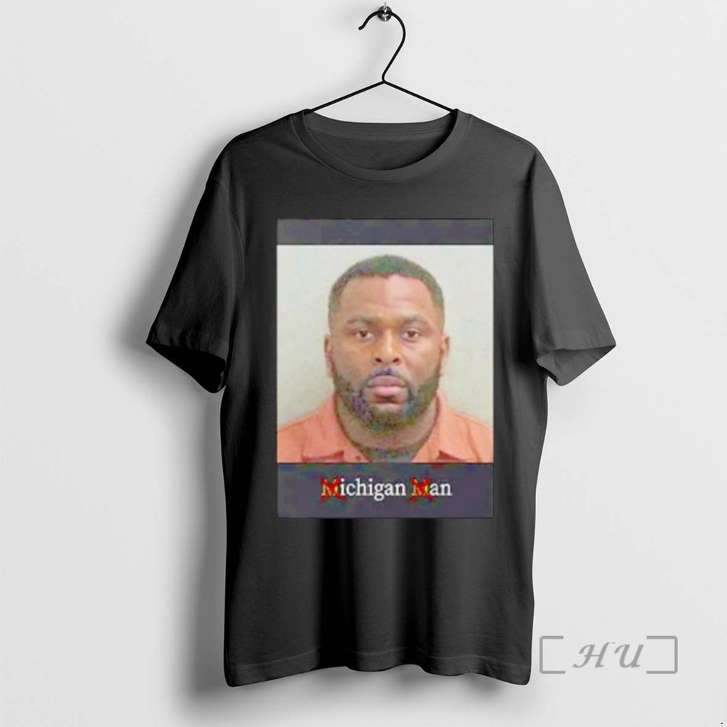 Officials Sherrone Moore Mugshot Ornaments
