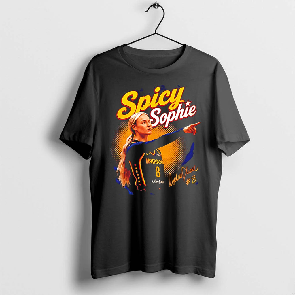 Officials Spicy Sophie Indiana Fever No 8 Signature Tee Premium T Shirt