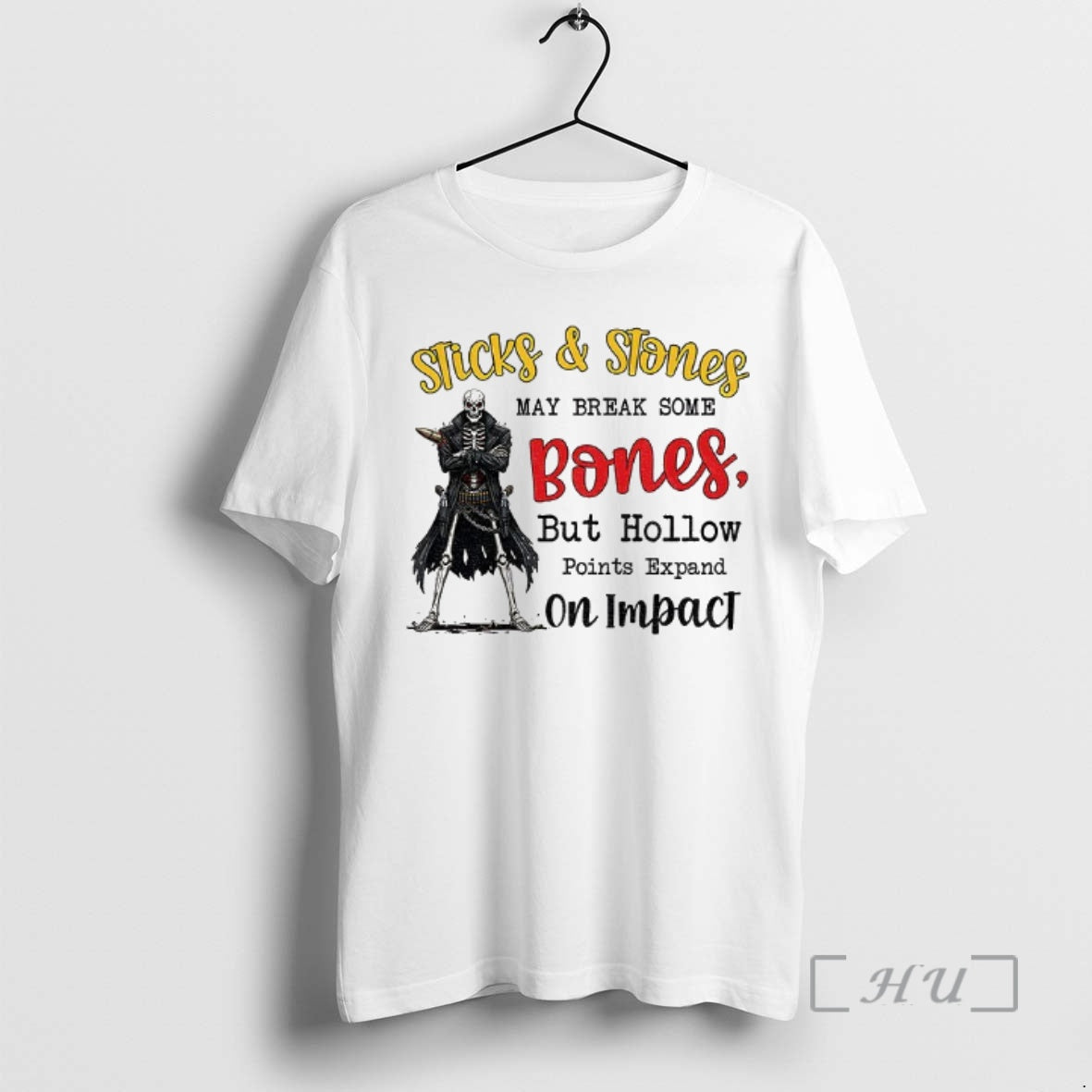Officials Sticks And Stones May Break Some Bones But Hollow Points Expand On Impact Skeleton