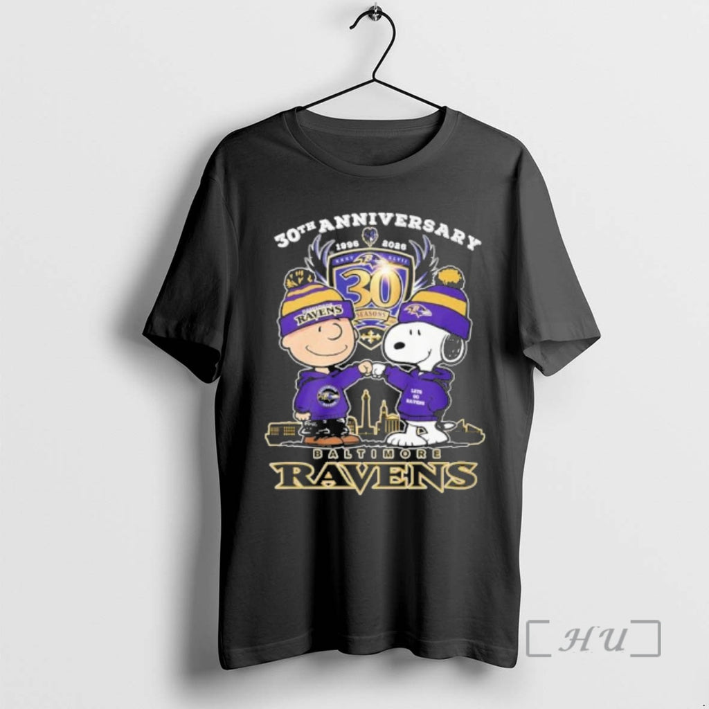 Officials The Peanuts Fist Bump X Baltimore Ravens 30th Anniversary