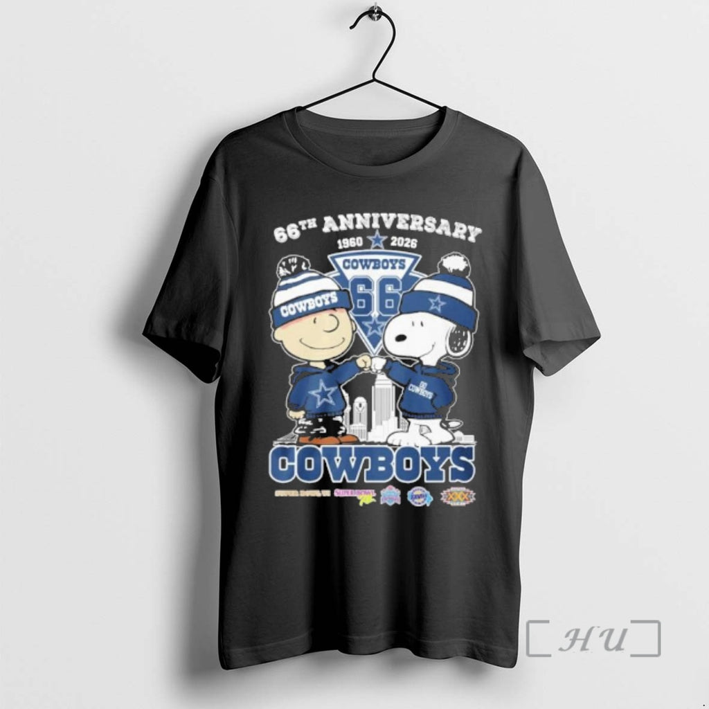 Officials The Peanuts Fist Bump X Dallas Cowboys 66th Anniversary