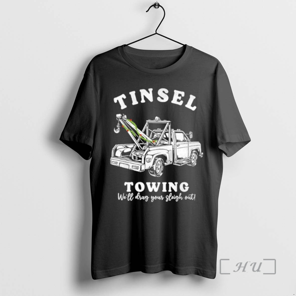 Officials Tinsel Towing Well Drag The Sleigh Out