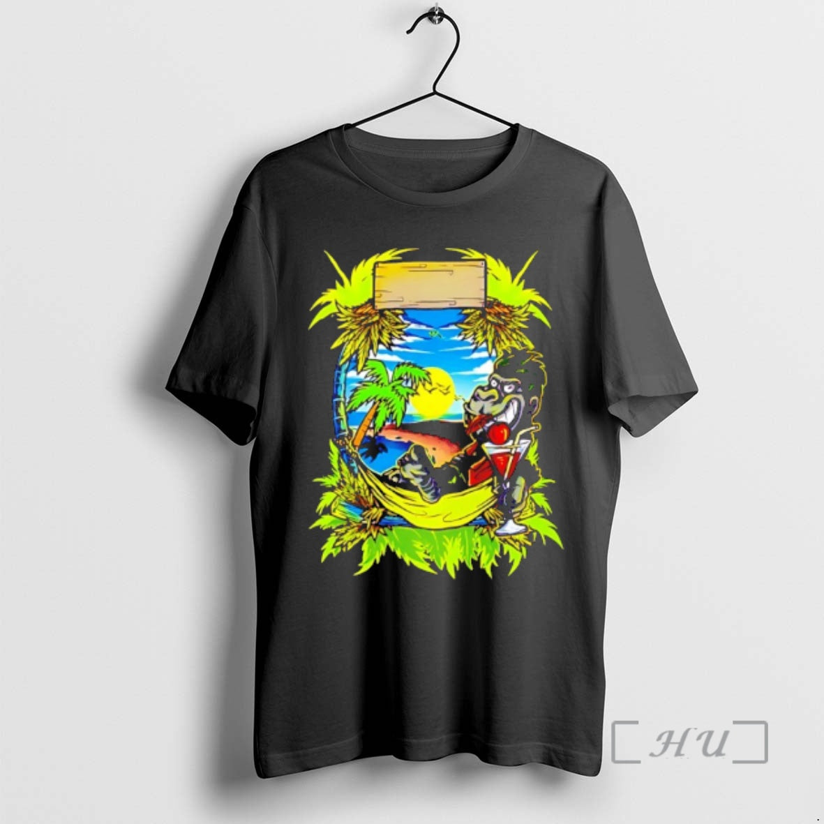 Officials Tropical Gorilla Vacation Graphic