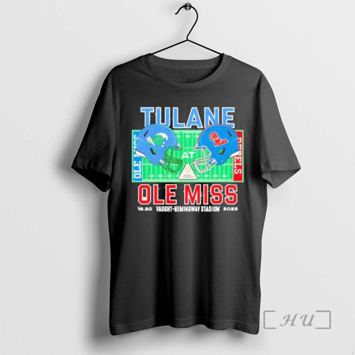 Officials Tulane Vs Ole Miss 2025 Cfp First Round Matchup Vaught Hemingway Stadium Premium