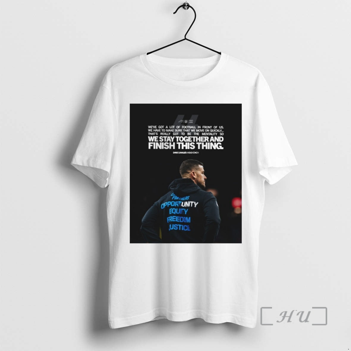 Officials We Stay Finish This Thing Together And Dave Canales Head Coach Premium T Shirts