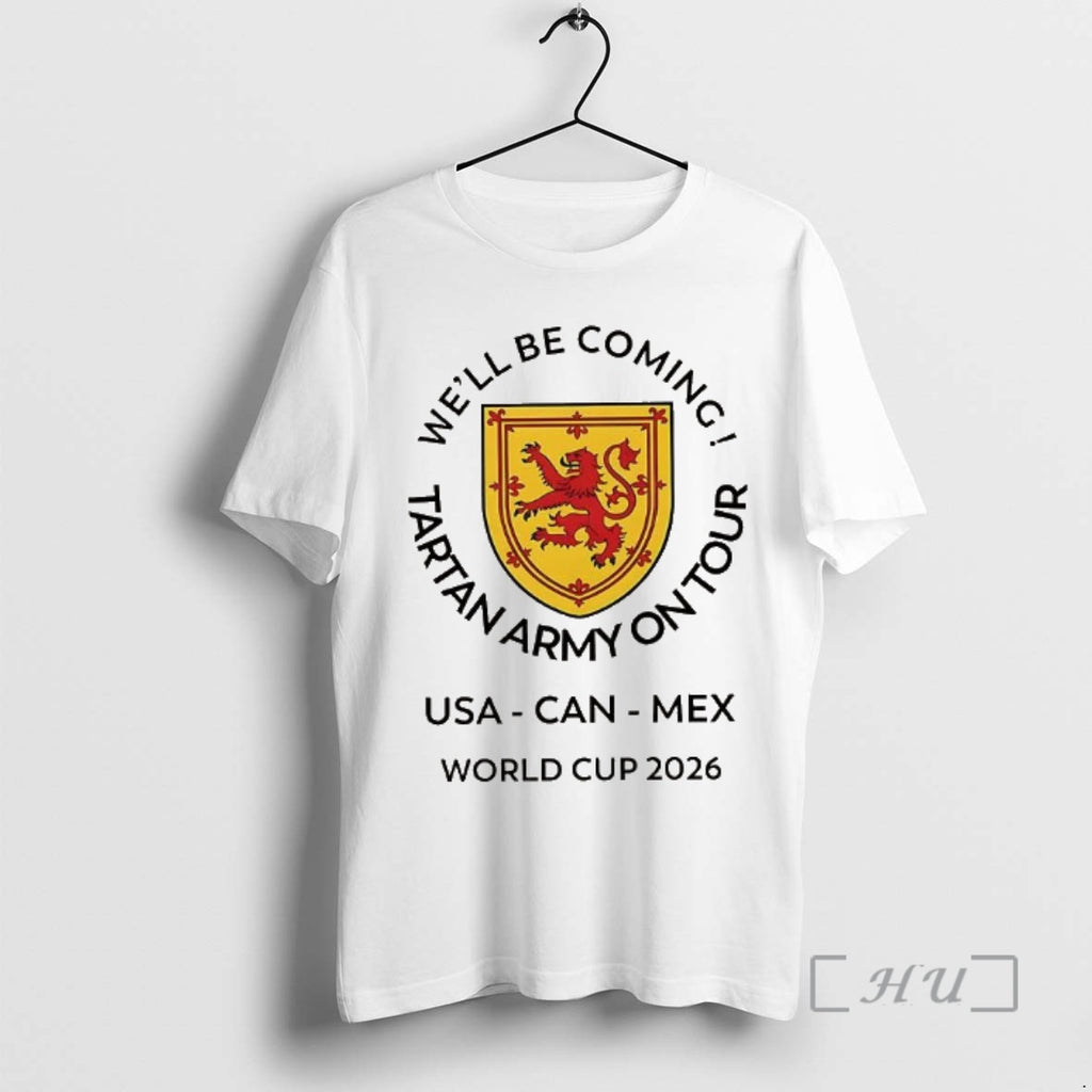 Officials Well Be Coming Tartan Army On Tour World Cup 2026 Canada Mexico Usa Logo