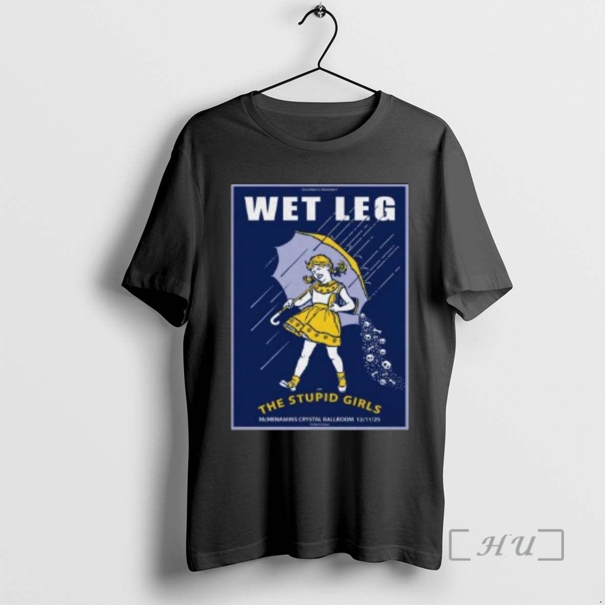 Officials Wet Leg December 11 2025 Crystal Ballroom In Portland Or Circle Black Premium