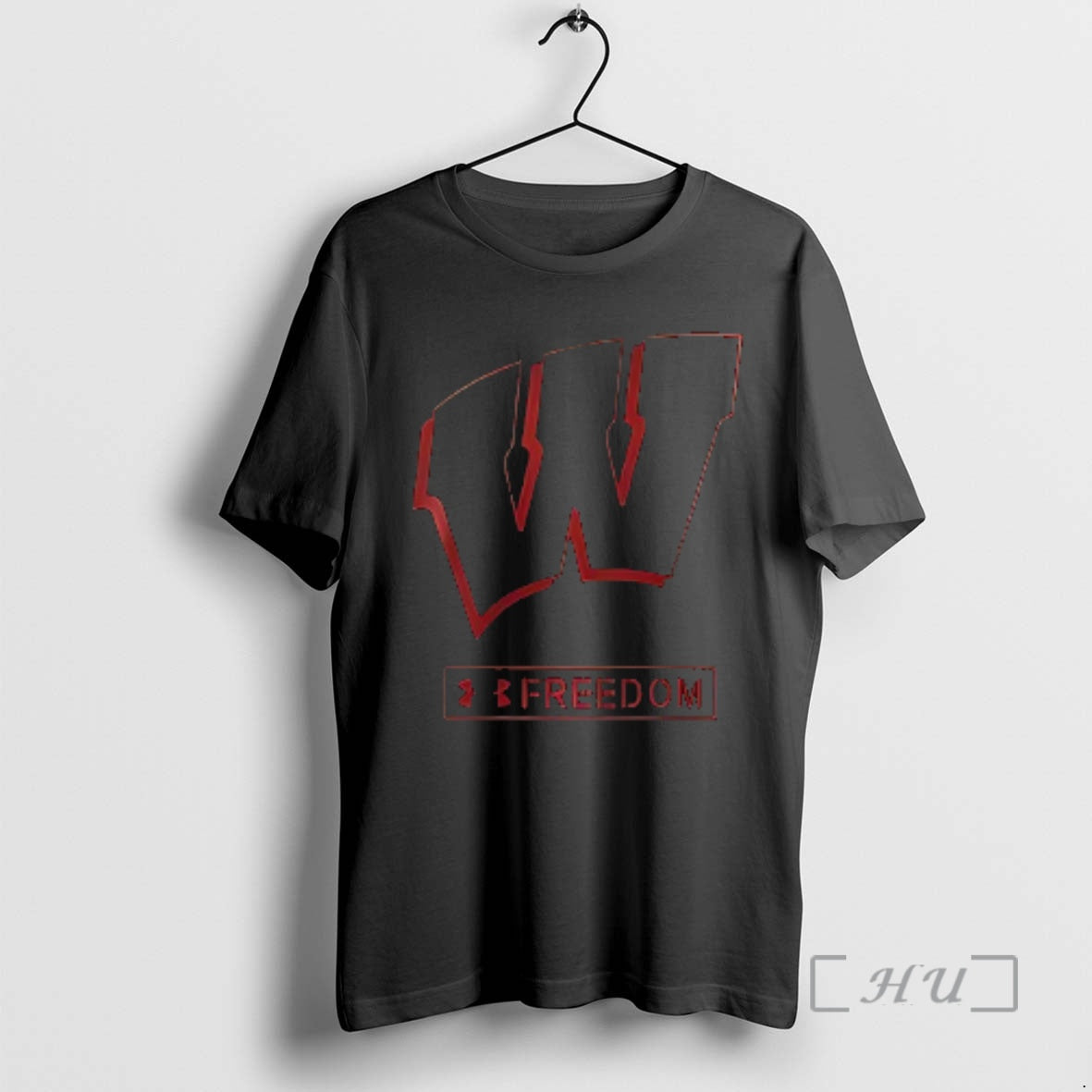 Officials Wisconsin Badgers Coach Luke Fickell X Charlie Kirk Freedom Double Sided Graphic Premium
