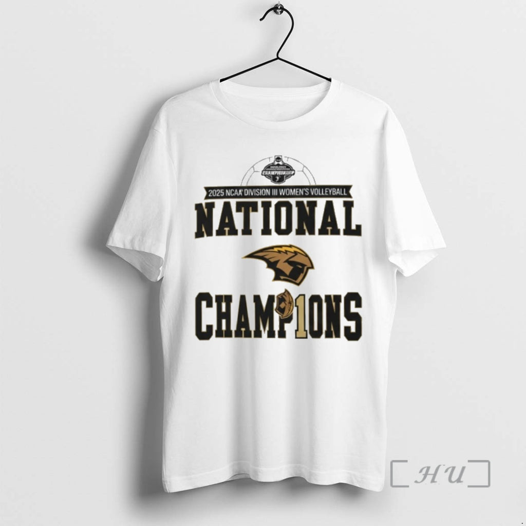 Officials Wisconsin Oshkosh Titans 2025 Ncaa Division Iii Womens Volleyball National Champions Premium T Shirts