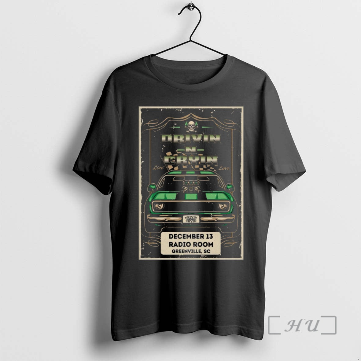 Officials Drivin N Cryin December 13 2025 Radio Room In Greenville Sc Premium T Shirts