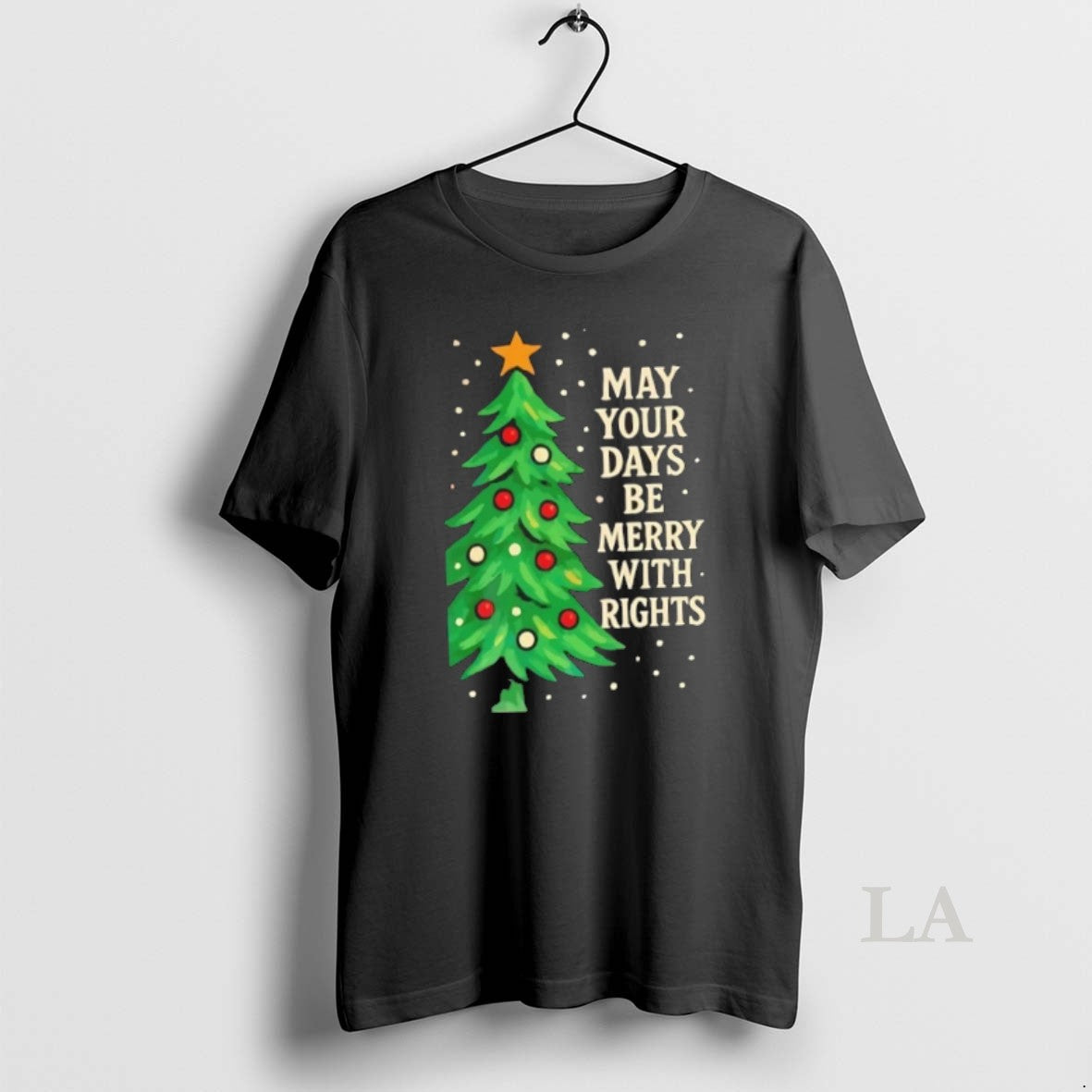 Original 2025 May Your Days Be Merry With Rights Christmas Tree