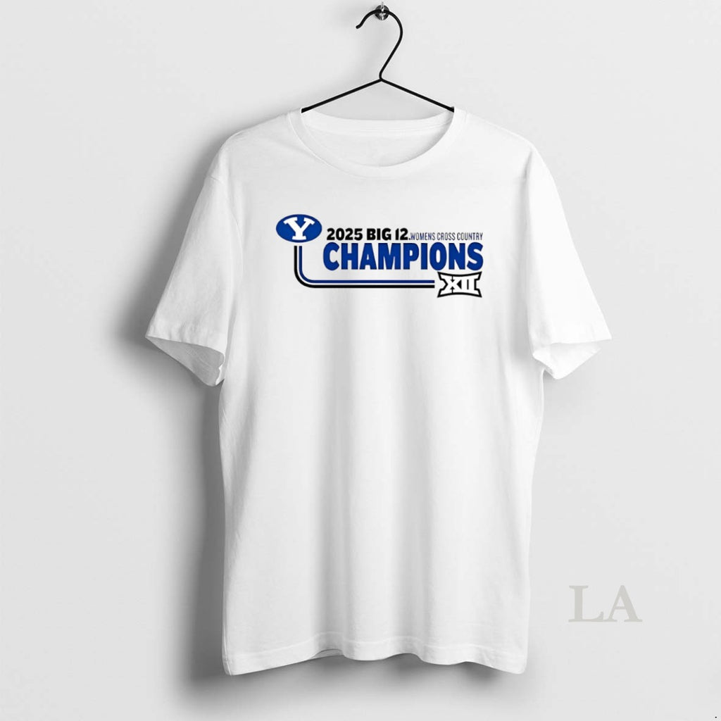 Original Byu Cougars 2025 Big 12 Womens Cross Country Champions Logo Circle
