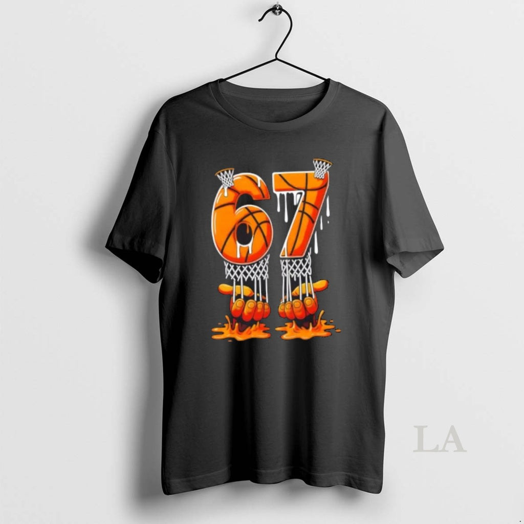 Original Basketball Drip 67 Six Seven Funny 6 7 Gen Alpha Meme