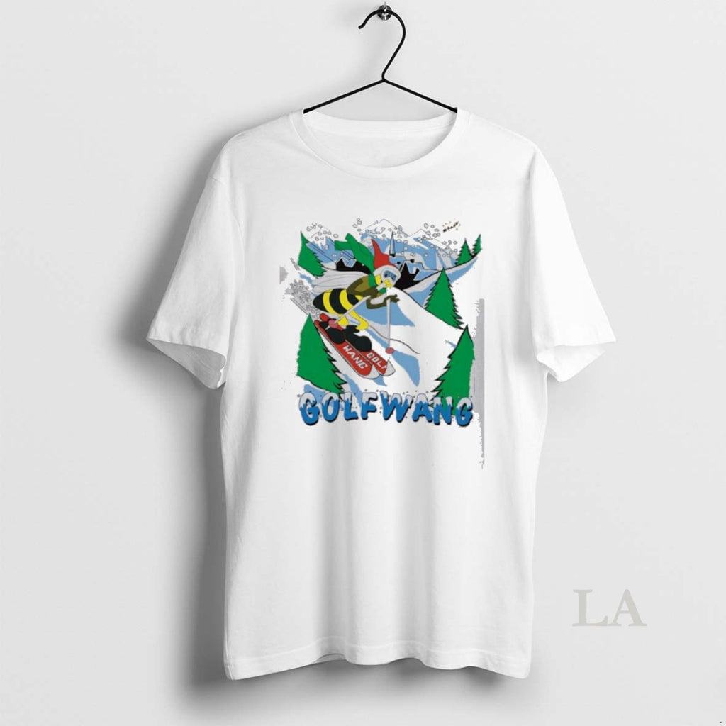 Original Bee Is Skiing Golfwang Funny Cute