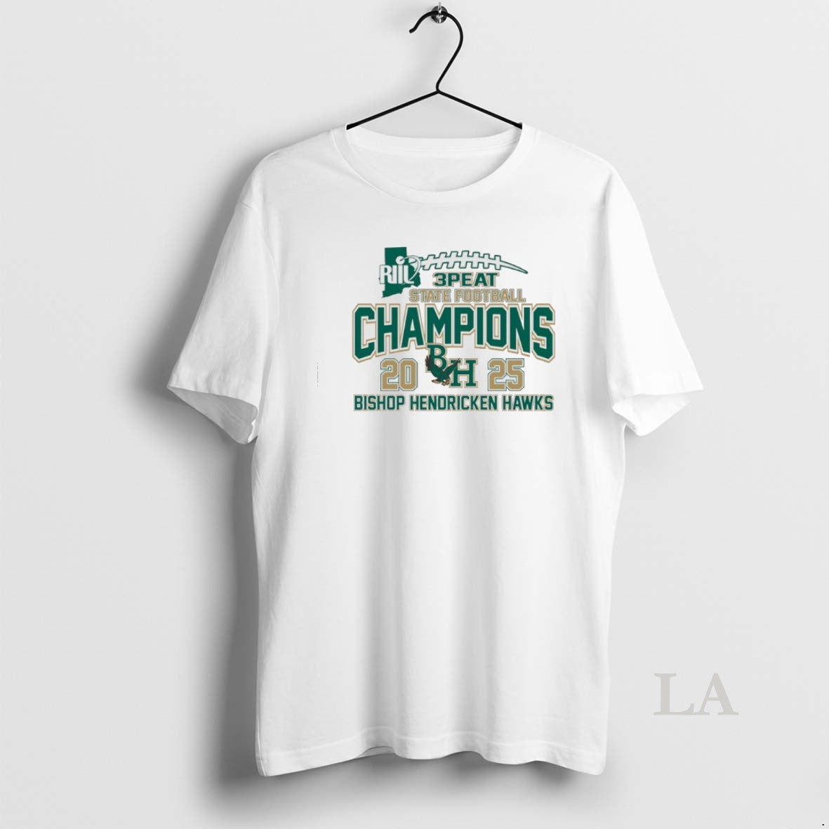 Original Bishop Hendricken Hawks Riil 3 Peat State Football Champions 2025