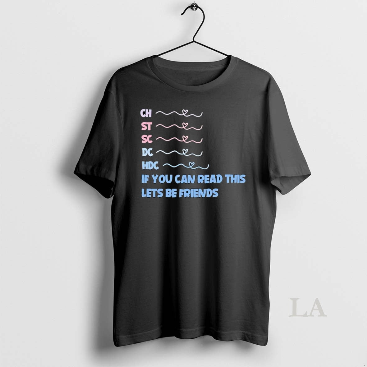 Original Ch St Sc Dc Hdc If You Can Read This Lets Be Friends