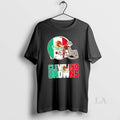 Original Cleveland Browns Football X Mexican Flag Logo