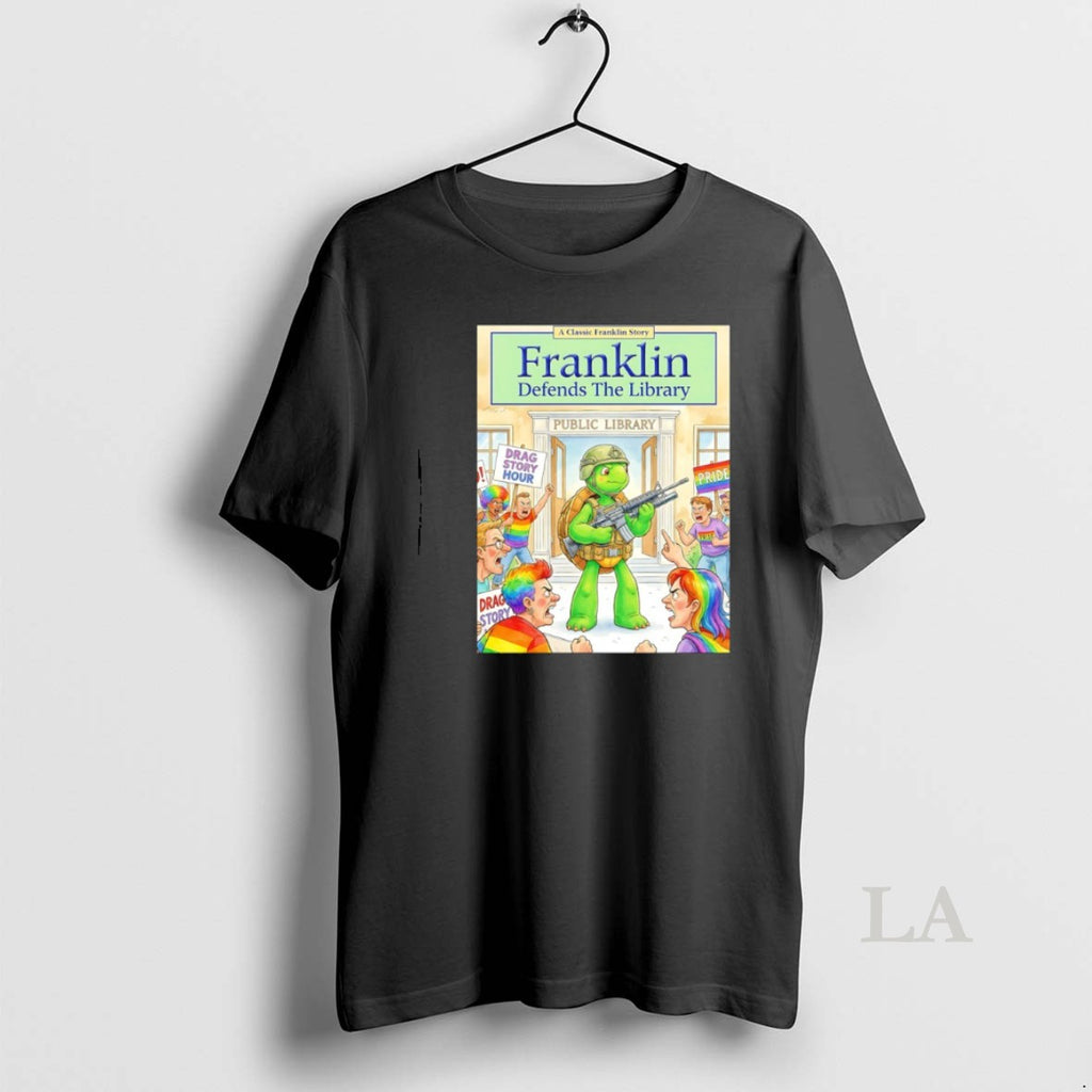 Original Franklin Defends The Library