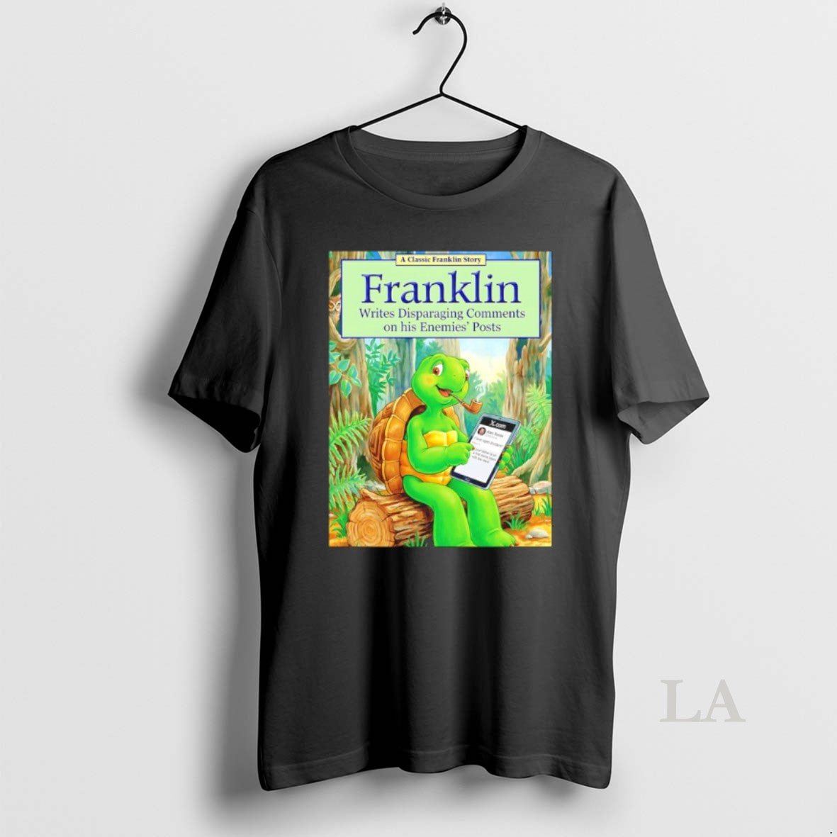 Original Franklin Writes Disparaging Comments On His Enemies Pots