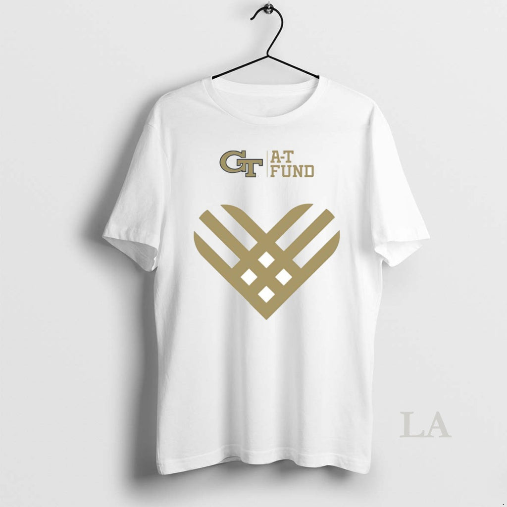 Original Georgia Tech Yellow Jackets X Athletic Scholarship Fund Heart Circle