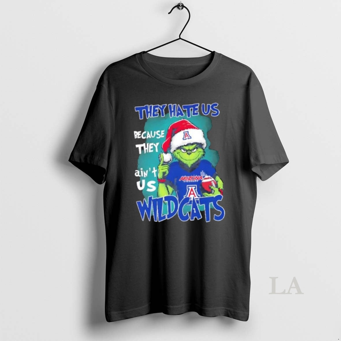 Original Grinch They Hate Us Because They Aint Us Arizona Wildcats Christmas